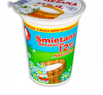 Śmietana spożywcza 12% 380 g