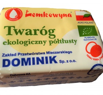 EKO Twaróg półtłusty ekologiczny